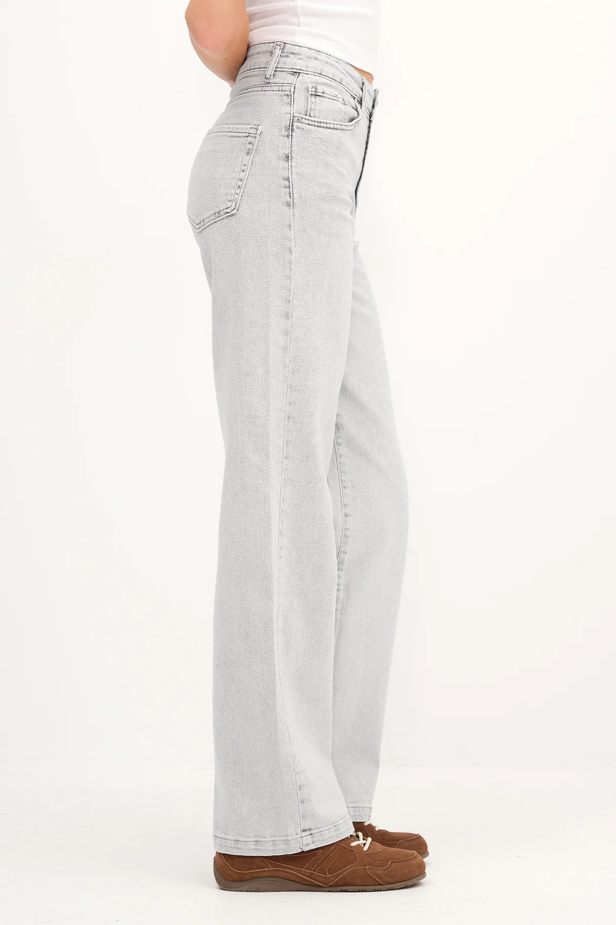 Wide Leg Jean Pants - Image 20