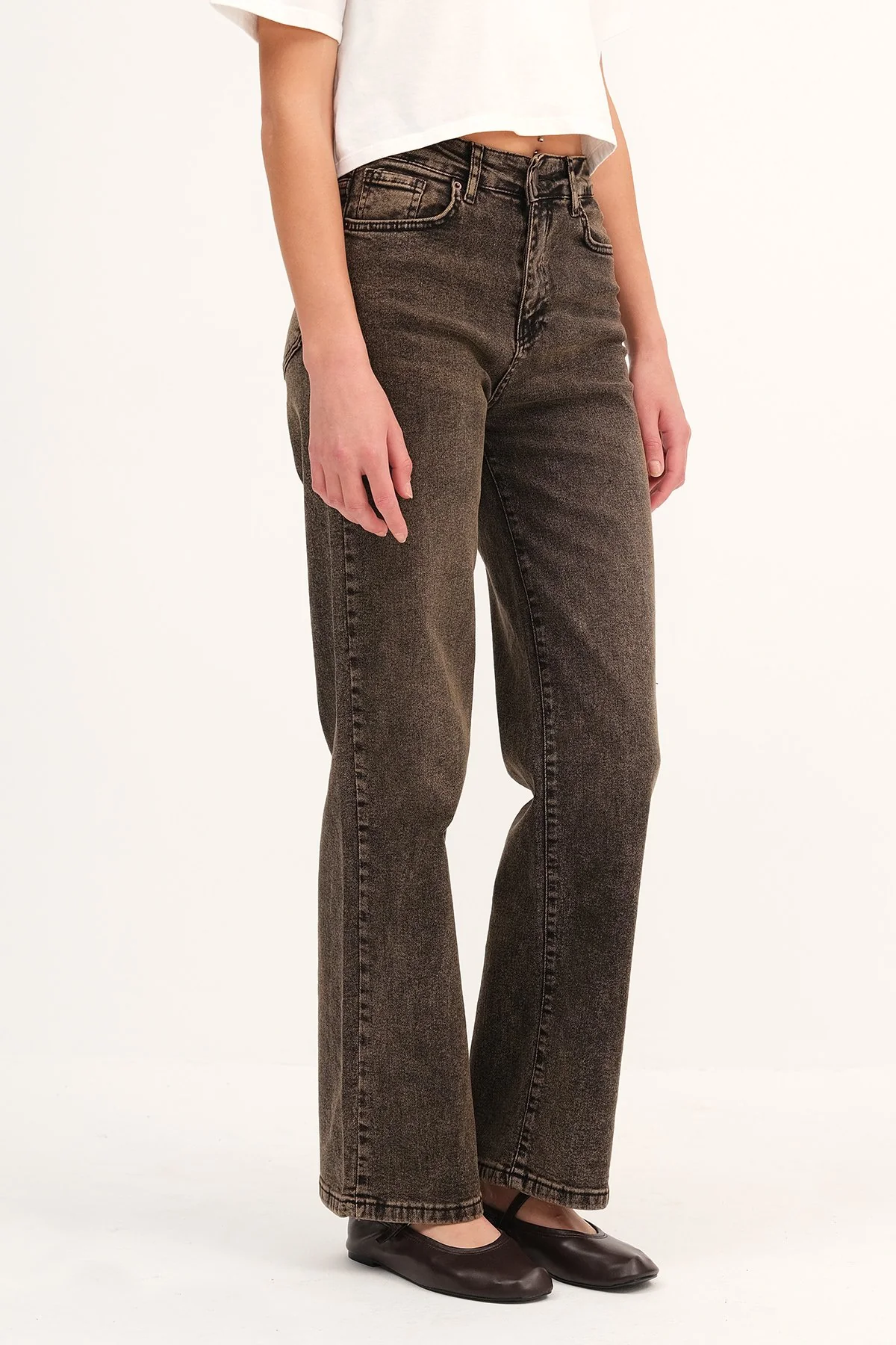 Wide Leg Jean Pants - Image 28