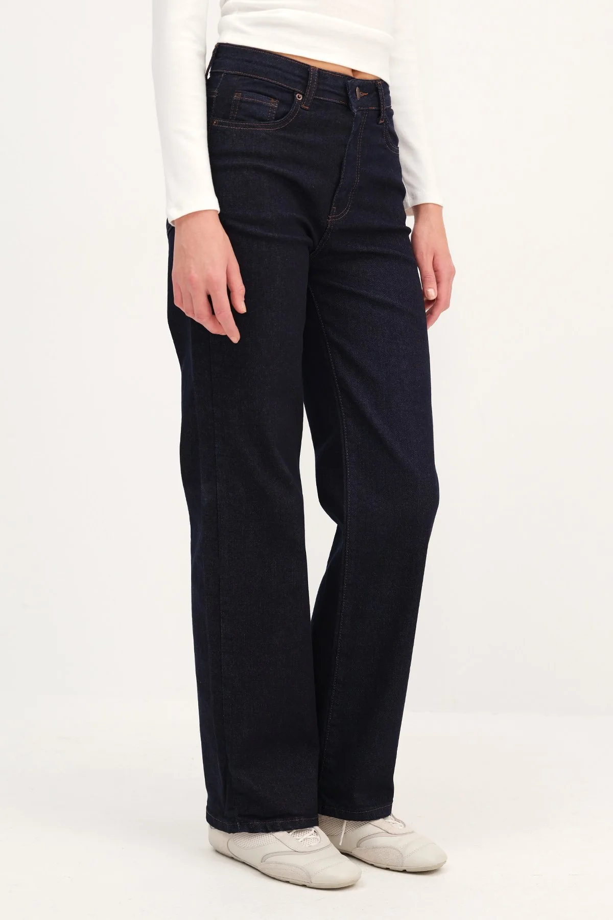 Wide Leg Jean Pants - Image 35
