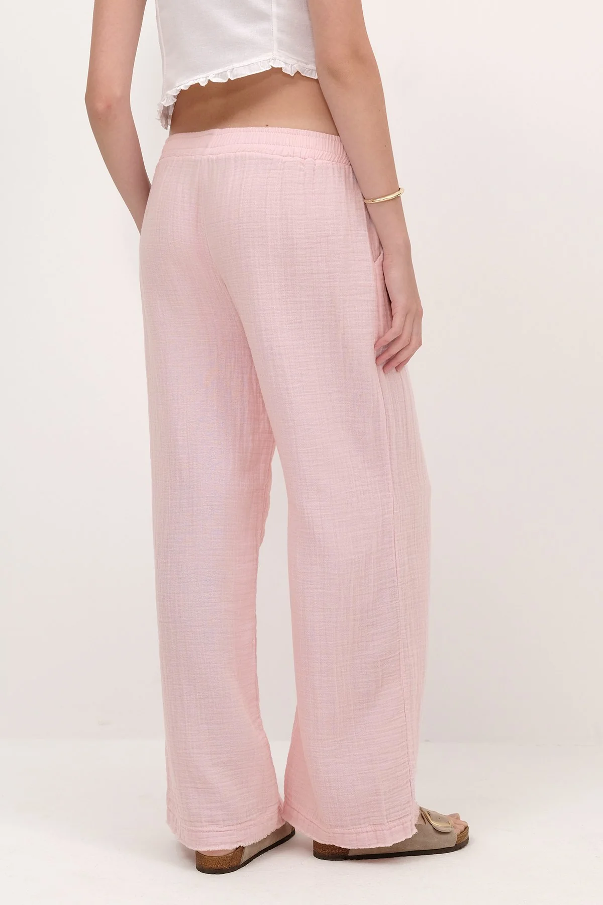 Wide-Leg Trousers With Elastic Waist - Image 12