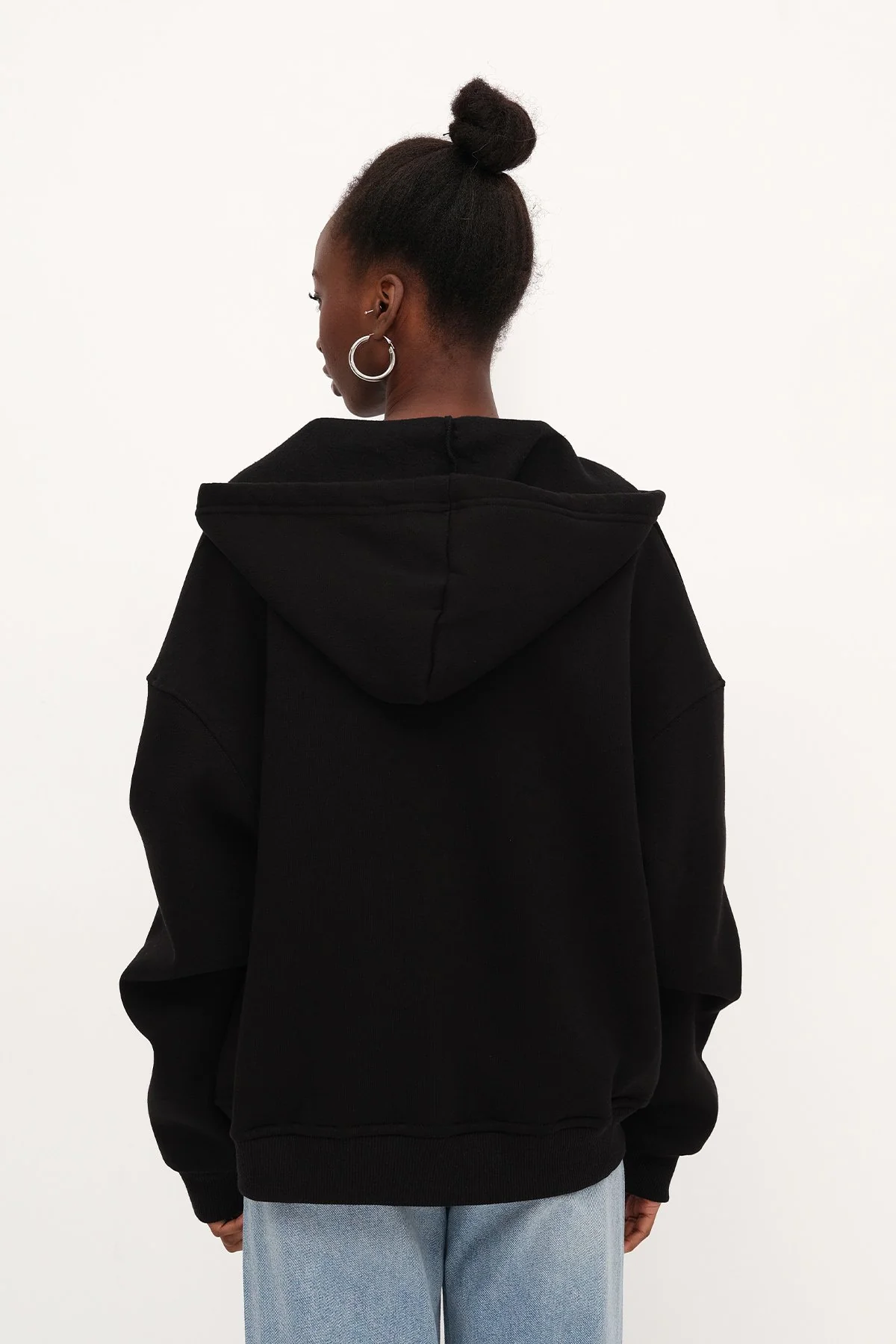 Zip-up Brushed Sweatshirt - Image 12