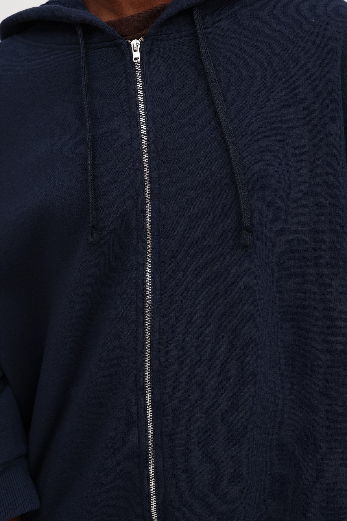 Zip-up Brushed Sweatshirt - Image 15