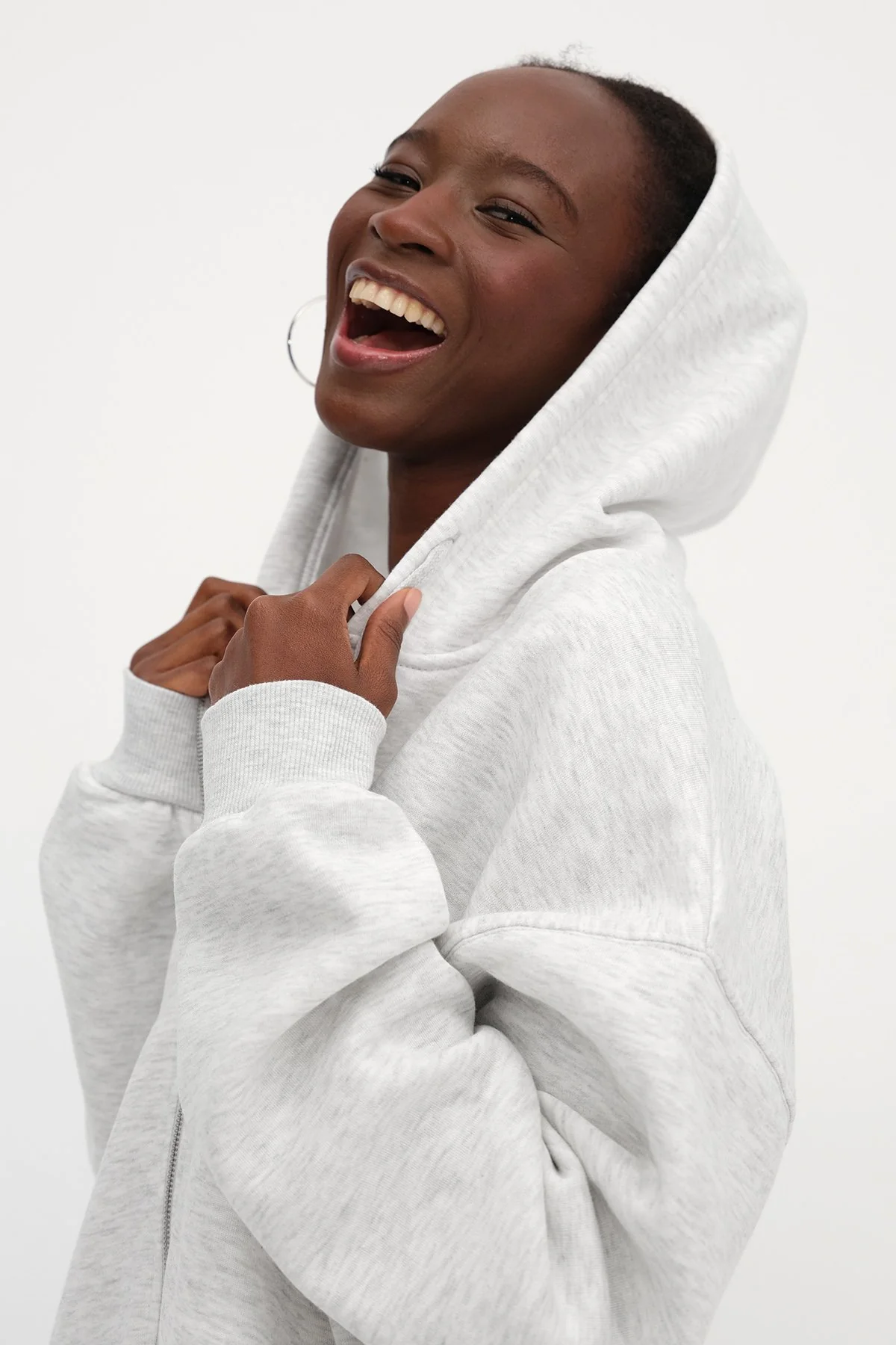 Zip-up Brushed Sweatshirt - Image 19