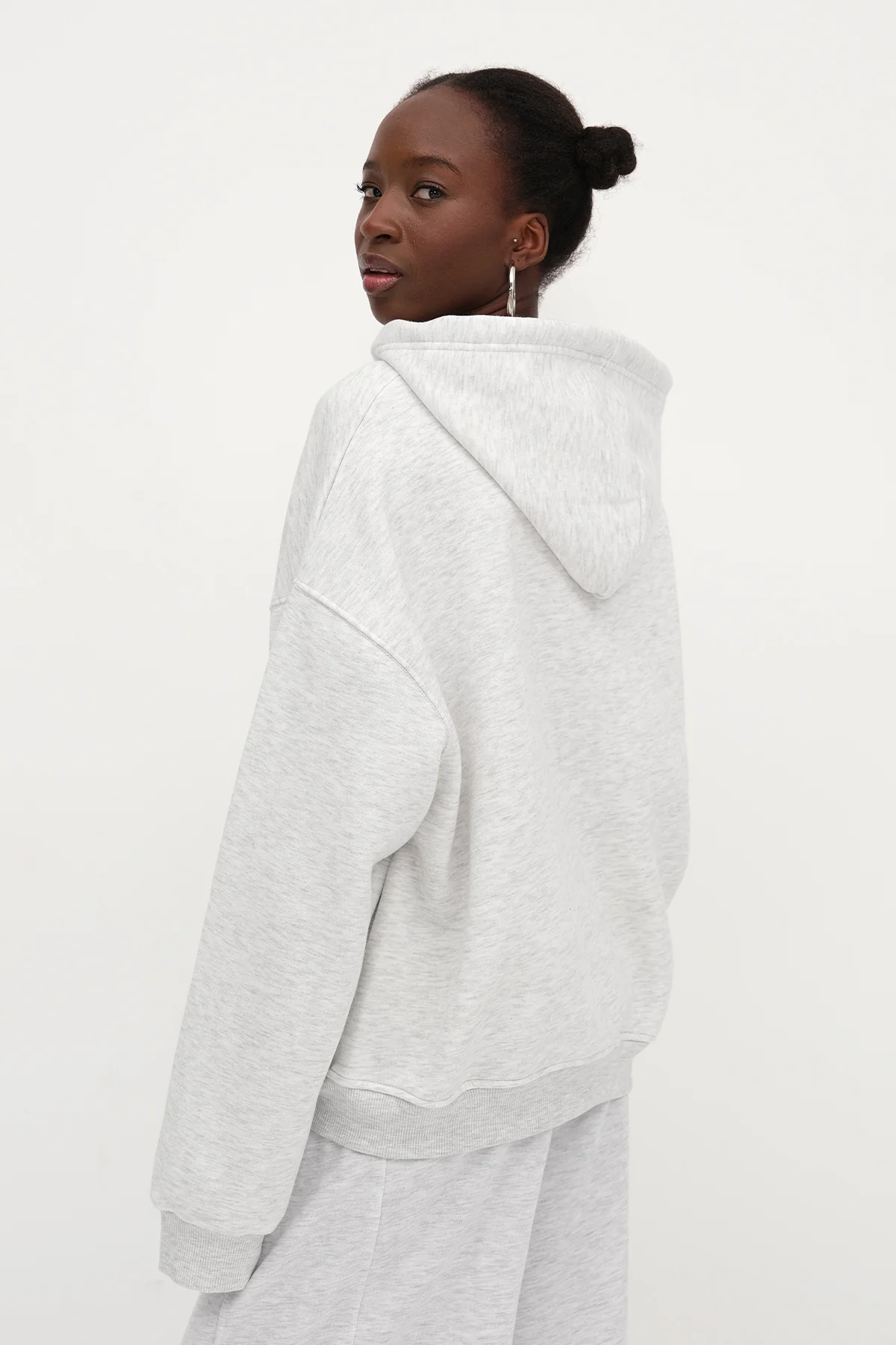 Zip-up Brushed Sweatshirt - Image 23