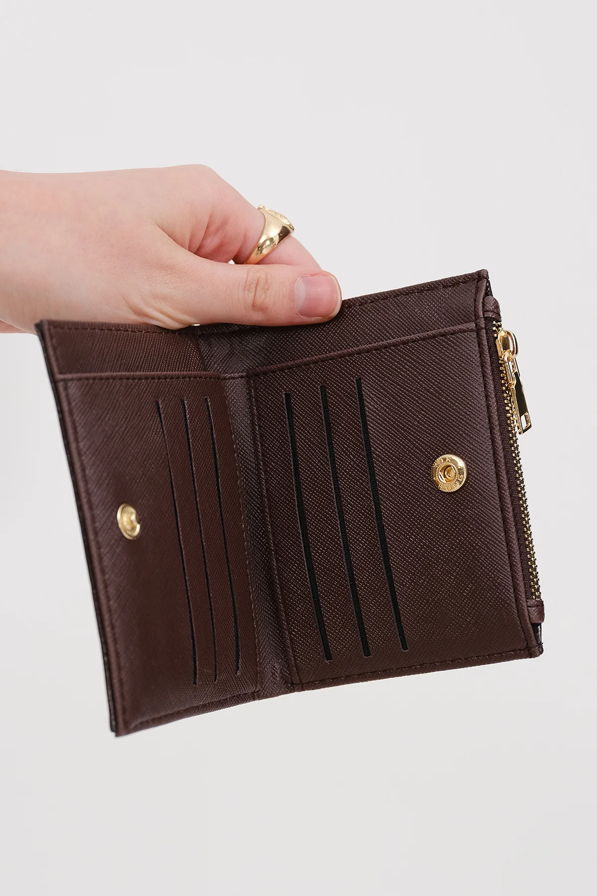Zippered Snap Closure Wallet - Image 8
